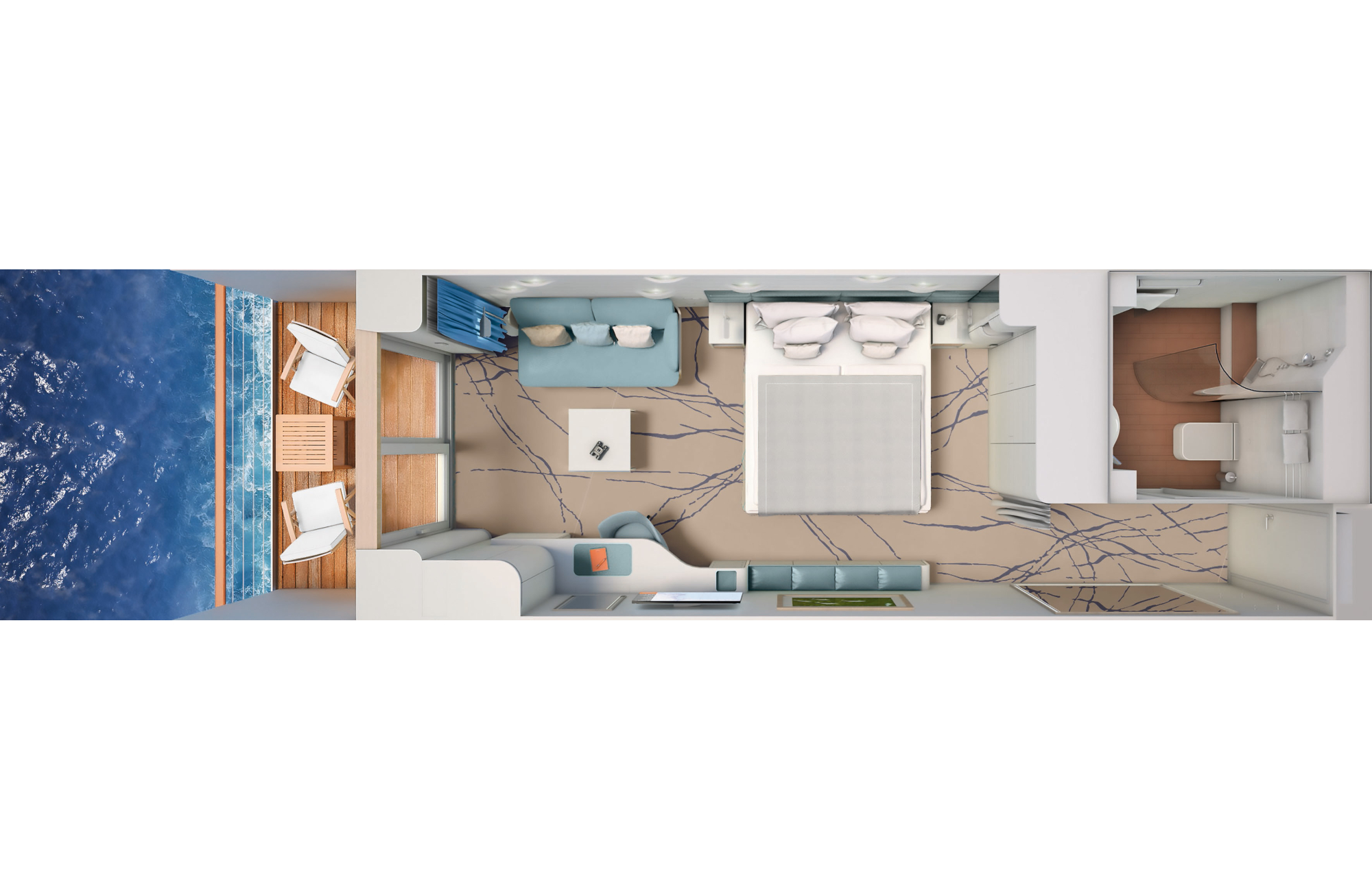 MyCruise Hapag-Lloyd-Cruises HANSEATIC-inspiration Kahytter Balkon2